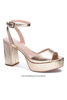 Picture of THERESA PLATFORM SANDAL GOLD