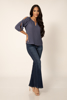 Imagen de BLUSA NAVY CORRUGADA