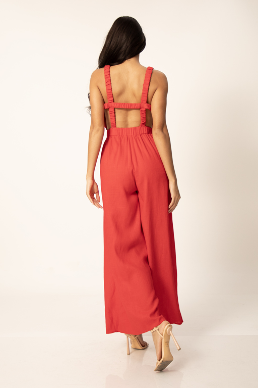 Imagen de JUMPSUIT ROJO CRUZADO