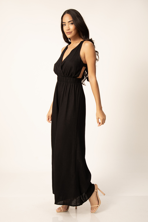 Imagen de JUMPSUIT NEGRO CRUZADO