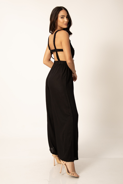 Imagen de JUMPSUIT NEGRO CRUZADO