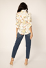 Imagen de BLUSA CAMISA BLANCA FLORAL