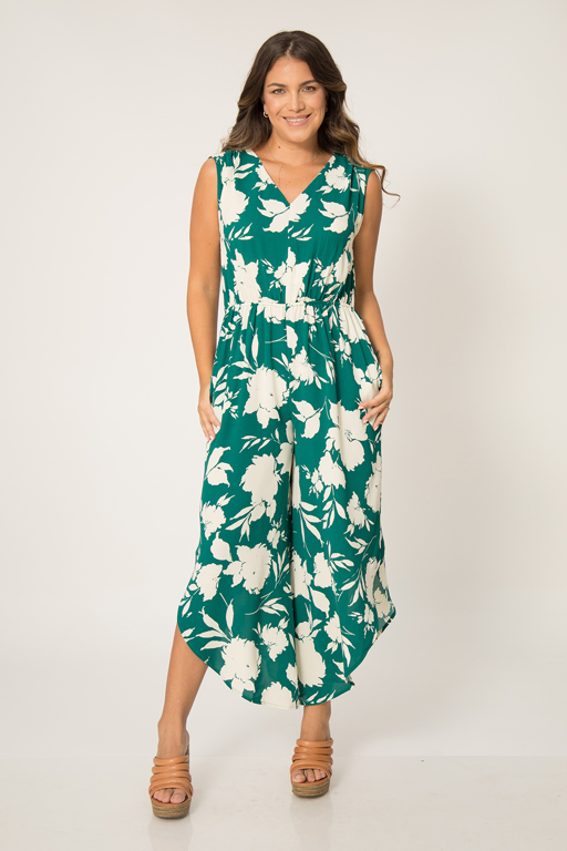 Imagen de JUMPSUIT VERDE FLORAL