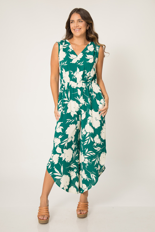 Imagen de JUMPSUIT VERDE FLORAL